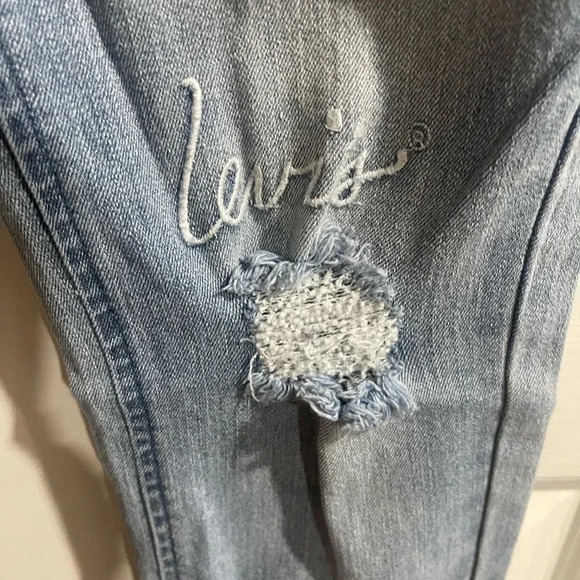 Levi's Girlfriend Girls' Light Wash Jeans Size 12 Reg. - Picture 7 of 8